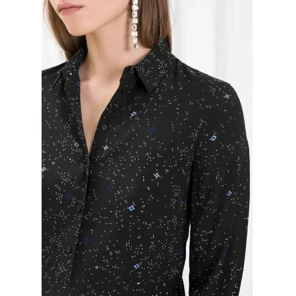 & Other Stories Fit & Flare Shirt Dress 4 - Picture 11 of 11